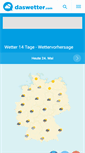 Mobile Screenshot of daswetter.com