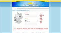 Desktop Screenshot of daswetter.org