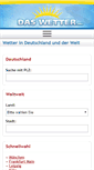 Mobile Screenshot of daswetter.org